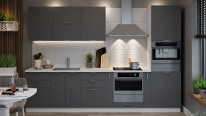 Модульная кухня «Габриэлла» Белый/Титан в Сургуте - surgut.mebel-tymen.ru | фото