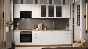 Модульная кухня «Габриэлла» Дуб крафт золотой/Сноу в Сургуте - surgut.mebel-tymen.ru | фото