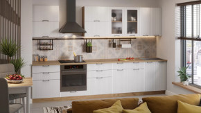 Модульная кухня «Кимберли» Дуб Крафт золотой, Сноу в Сургуте - surgut.mebel-tymen.ru | фото