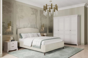 Модульная спальня Лорето Персидский жемчуг/Лак Льняной в Сургуте - surgut.mebel-tymen.ru | фото