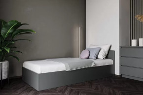 МОРИ КРМ 900.1/1 Кровать (сп/м 900*2000мм), ЛДСП Графит МП (НАСТИЛЫ) в Сургуте - surgut.mebel-tymen.ru | фото