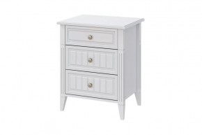Мэгги Тумба прикроватная 3 ящика Белый в Сургуте - surgut.mebel-tymen.ru | фото