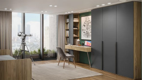 Набор детской мебели «Порто» №1 Яблоня Беллуно, Графит софт в Сургуте - surgut.mebel-tymen.ru | фото