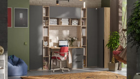 Набор детской мебели «Порто» №10 Яблоня Беллуно, Графит софт в Сургуте - surgut.mebel-tymen.ru | фото