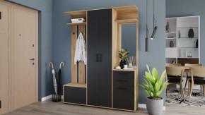 Набор мебели для прихожей «Витра» Тип 2 Дуб Крафт золотой, Антрацит в Сургуте - surgut.mebel-tymen.ru | фото