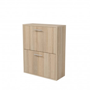 Обувница 2 секции дуб сонома Герда в Сургуте - surgut.mebel-tymen.ru | фото