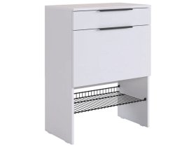 Обувница Баско белое дерево/белое дерево в Сургуте - surgut.mebel-tymen.ru | фото