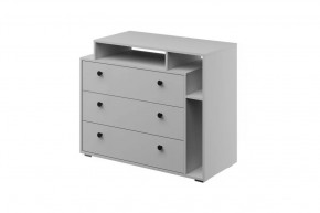 Оскар Комод 3 ящика Белый снег в Сургуте - surgut.mebel-tymen.ru | фото