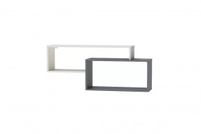 Полка Клео Пл-1, 1150 мм, графит, миндаль Диал в Сургуте - surgut.mebel-tymen.ru | фото