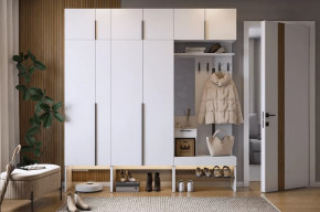 Прихожая Баско К10 белое дерево в Сургуте - surgut.mebel-tymen.ru | фото