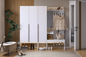 Прихожая Баско К11 белое дерево в Сургуте - surgut.mebel-tymen.ru | фото