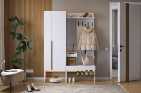 Прихожая Баско К2 белое дерево в Сургуте - surgut.mebel-tymen.ru | фото