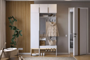 Прихожая Баско К4 белое дерево в Сургуте - surgut.mebel-tymen.ru | фото