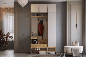 Прихожая Баско К4 кашемир/дуб крафт золотой в Сургуте - surgut.mebel-tymen.ru | фото