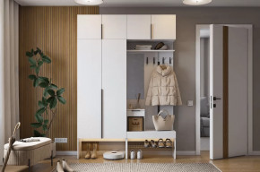 Прихожая Баско К5 белое дерево в Сургуте - surgut.mebel-tymen.ru | фото