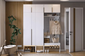 Прихожая Баско К9 белое дерево в Сургуте - surgut.mebel-tymen.ru | фото