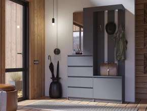 Прихожая Челси графит в Сургуте - surgut.mebel-tymen.ru | фото