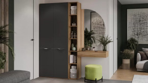 Прихожая «Глосс» №1 Яблоня Беллуно, Стекло Графит матовый в Сургуте - surgut.mebel-tymen.ru | фото