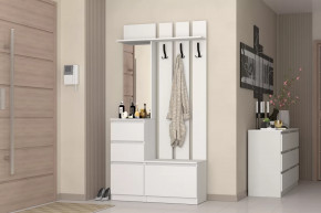 Прихожая Хилтон Белый в Сургуте - surgut.mebel-tymen.ru | фото