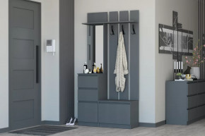 Прихожая Хилтон Графит в Сургуте - surgut.mebel-tymen.ru | фото