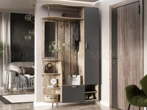 Прихожая Лика №2 1,2 м Дуб юкон, Графит в Сургуте - surgut.mebel-tymen.ru | фото