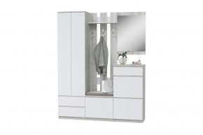 Прихожая Лори, набор №ДС-1, дуб серый/белый в Сургуте - surgut.mebel-tymen.ru | фото