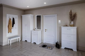 Прихожая модульная Грация Белая в Сургуте - surgut.mebel-tymen.ru | фото