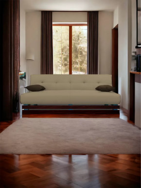 Прямой диван манго 1 Нео Латте/Подушки Нео Шоколад в Сургуте - surgut.mebel-tymen.ru | фото