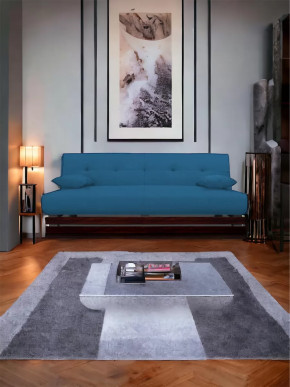 Прямой диван манго 1 Савана Деним/Планки орех в Сургуте - surgut.mebel-tymen.ru | фото