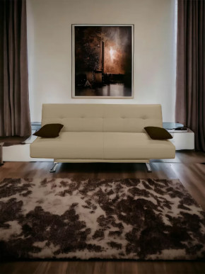 Прямой диван манго 2 Нео Латте/Подушки Нео Шоколад в Сургуте - surgut.mebel-tymen.ru | фото