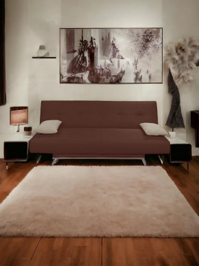 Прямой диван манго 2 Нео Шоколад/Подушки Нео Латте в Сургуте - surgut.mebel-tymen.ru | фото