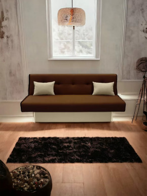 Прямой диван манго 4 Нео Шоколад/Подушки Нео Латте в Сургуте - surgut.mebel-tymen.ru | фото