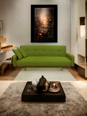 Прямой диван с подлокотниками манго 3 Савана Грин в Сургуте - surgut.mebel-tymen.ru | фото