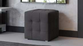 Пуф Тип 1 Велюр Графит в Сургуте - surgut.mebel-tymen.ru | фото