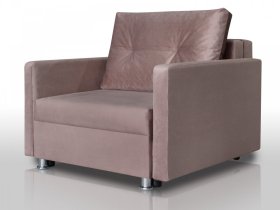 Кресло-кровать Реал 80 с подлокотниками коричневый в Сургуте - surgut.mebel-tymen.ru | фото