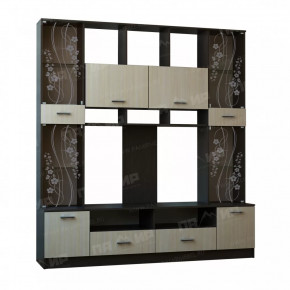 САБИНА СМ-2000 Стенка (ш2000*г520*в2200мм), ЛДСП венге/дуб белфорт в Сургуте - surgut.mebel-tymen.ru | фото