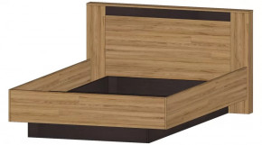 Серия Бостон Кровать 1400 дуб вотан/венге в Сургуте - surgut.mebel-tymen.ru | фото