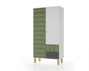 Шкаф 2-х створчатый "Story" (Овалы) в Сургуте - surgut.mebel-tymen.ru | фото