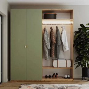 Шкаф 2000 Олива шагрень Фаска в Сургуте - surgut.mebel-tymen.ru | фото