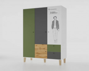 Шкаф 3-х створчатый "Story" (Пушкин) в Сургуте - surgut.mebel-tymen.ru | фото