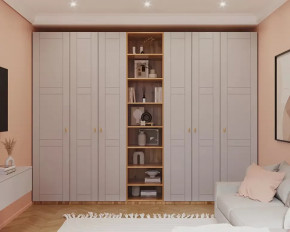 Шкаф 3000 Софт серый Графика в Сургуте - surgut.mebel-tymen.ru | фото