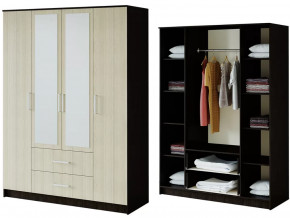 Шкаф 4-х створчатый Фиеста венге/лоредо в Сургуте - surgut.mebel-tymen.ru | фото