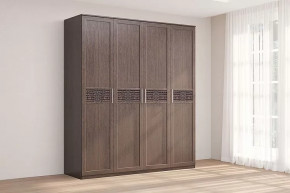 Шкаф 4-х створчатый Кэт-4 Венге Диал в Сургуте - surgut.mebel-tymen.ru | фото