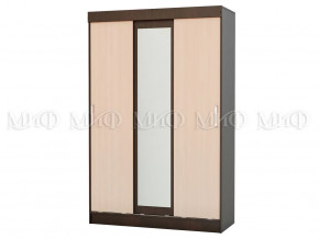Шкаф Басямиф, дуб беленый/венге в Сургуте - surgut.mebel-tymen.ru | фото