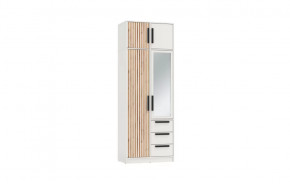 Шкаф для одежды 83.09 Вегас (2-х дв.) с зеркалом (ЛДСП Белый) в Сургуте - surgut.mebel-tymen.ru | фото