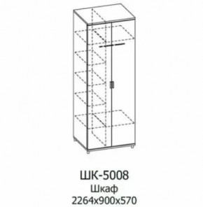 Шкаф для одежды и белья ШК-5008 Грейс в Сургуте - surgut.mebel-tymen.ru | фото