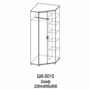 Шкаф для одежды и белья ШК-5015 Грейс в Сургуте - surgut.mebel-tymen.ru | фото