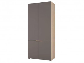 Шкаф двухстворчатый Анталия Сонома-Графит софт в Сургуте - surgut.mebel-tymen.ru | фото