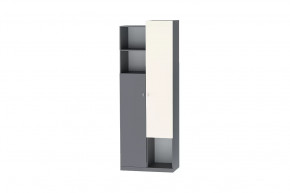 Шкаф Клео Шк-2, 800 мм, графит, миндаль Диал в Сургуте - surgut.mebel-tymen.ru | фото