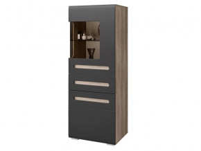 Шкаф Наоми ШК-24 графит нубук в Сургуте - surgut.mebel-tymen.ru | фото